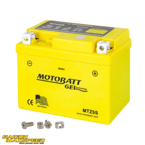 Bình Ắc Quy GEL MOTOBATT MTZ5S (chính hãng) Bình Ắc Quy GEL MOTOBATT MTZ5S (chính hãng)